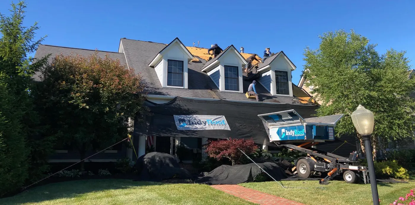 Commercial roof inspection documented in Dugger